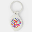 Search for blue swirl pattern key rings Colourful