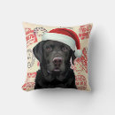 Search for black lab cushions Watercolor