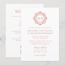 Search for elegant rose gold wedding invitations Luxury