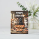 Search for pizza cards invites Cat