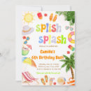Search for waterslide party invitations Beach