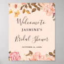 Search for peach floral posters Blush