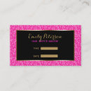 Search for fake business cards Glitter