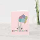 Search for hare birthday cards Cute