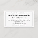 Search for medical business cards Minimalist