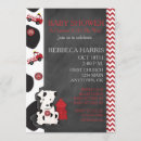 Search for dalmatian baby shower invitations Red