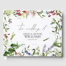 Search for wildflowers wedding guest books Calligraphy