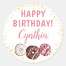 Search for donut birthday stickers Doughnut