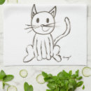 Search for cat cartoon tea towels Adorable