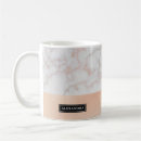 Search for rose gold marble mugs Chic