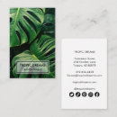 Search for botanical business cards Minimalist