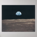 Search for earth from the moon posters Space exploration