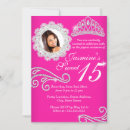 Search for bling quinceanera invitations Pink