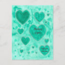 Search for emerald postcards Watercolor