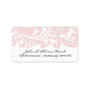 Search for floral swirl return address labels Classic
