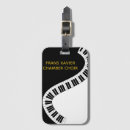 Search for piano luggage tags Music