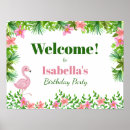 Search for hawaiian welcome signs Pink flamingo