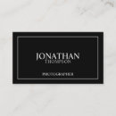 Search for freelance photographer business cards Black