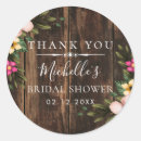 Search for wood bridal shower stickers Rustic