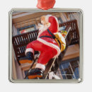 Search for santa claus face christmas tree decorations Red