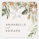 Search for bohemian floral wedding stickers Green