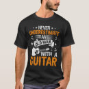 Search for never underestimate an old man tshirts Musician