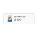 Search for tuxedo cat return address labels Black and white