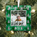 Search for sparkly christmas tree decorations Green