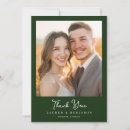 Search for dark green thank you cards Elegant