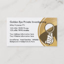 Search for private investigator business cards Security