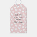 Search for love is sweet gift tags Girly