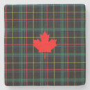 Search for maple leaf coasters Canadian flag