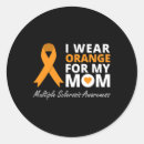Search for ms orange ribbon stickers Warrior