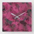 Search for pink butterfly clocks Magenta