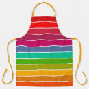 Search for red orange yellow green aprons Stripes