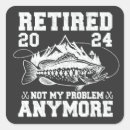 Search for funny retirement stickers Fishing lover