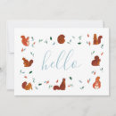 Search for woodland animals cards Autumn
