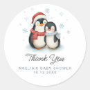 Search for penguin baby shower stickers Snowflakes