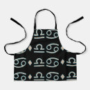 Search for black craft aprons Black and white