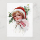 Search for victorian woman christmas cards Girl