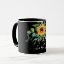 Search for yellow floral mugs Black