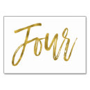 Search for four table cards Number