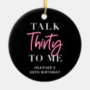 Search for 30th birthday christmas tree decorations Thirty