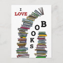 Search for stack of books postcards Library