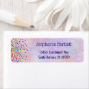 Search for confetti return address labels Polka dots