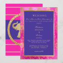 Search for royal blue and pink wedding invitations For her