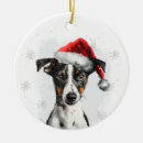 Search for terrier christmas tree decorations Watercolor