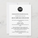 Search for office grand opening invitations Minimalist