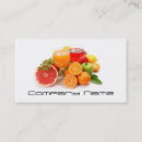 Search for fruit juice business cards Food