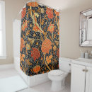 Search for famous art shower curtains William morris
